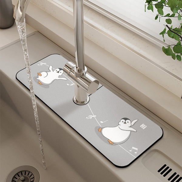 Sink Faucet Drain Mat