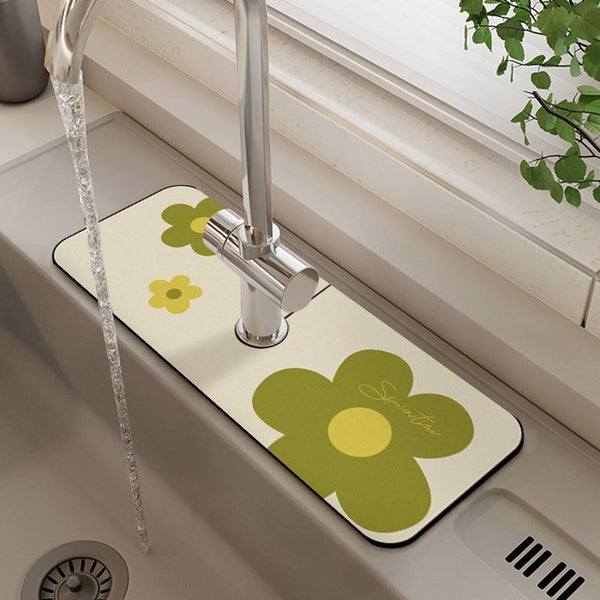 Sink Faucet Drain Mat