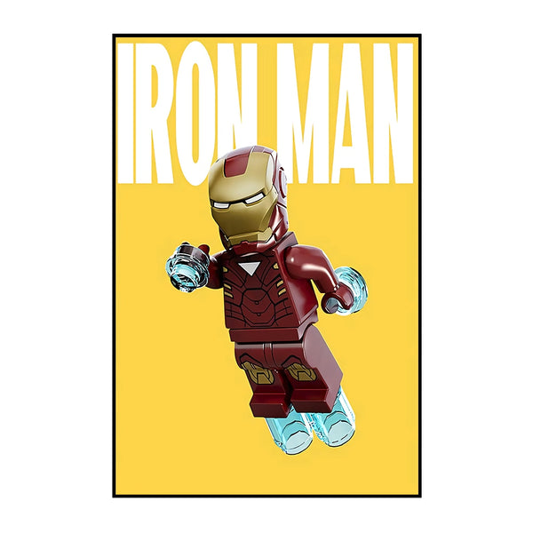 Marvel Superhero Wall Art Poster