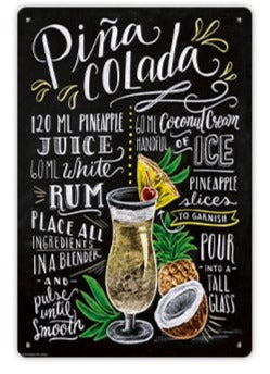 Rustic Cocktail Recipe Bar Decor