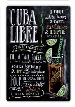 Rustic Cocktail Recipe Bar Decor