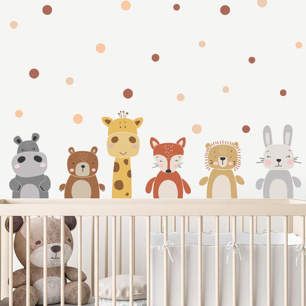 Cute Animal Wall Decals