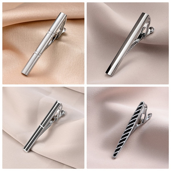 Luxurious 8Pc Tie Clip Set With Gift Box