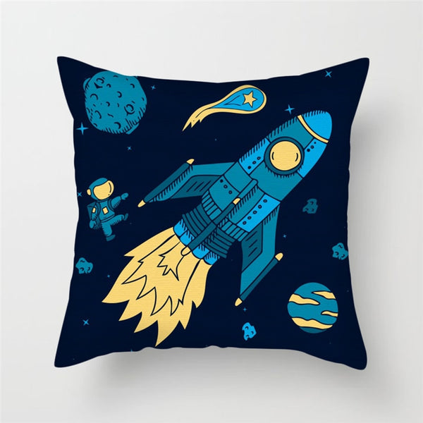 Universe Space Theme Cushion Cover