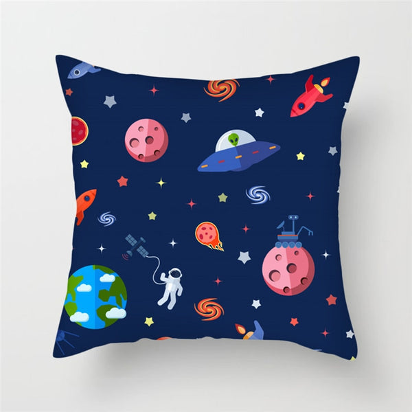 Universe Space Theme Cushion Cover