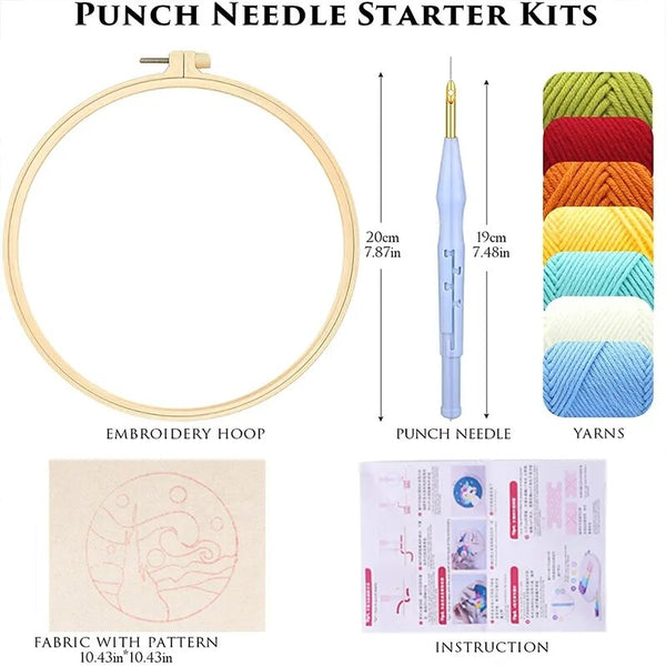 Punch Needle Embroidery Kit