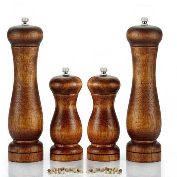 Oak Wood Salt and Pepper Mills