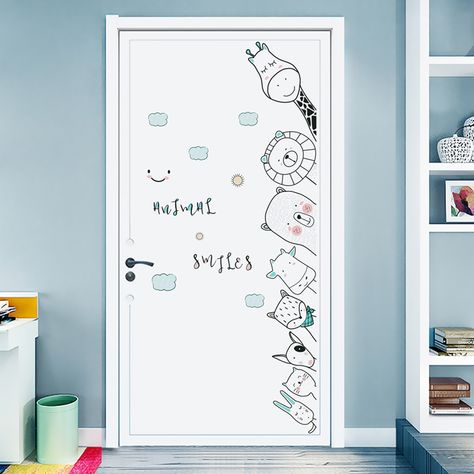 Peek-a-boo Door Sticker