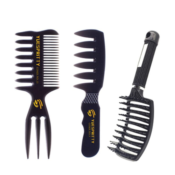 Retro Styling Wide Teeth Combs