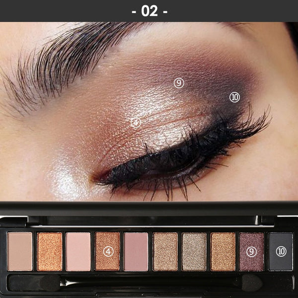 10 Color Eyeshadow Palette