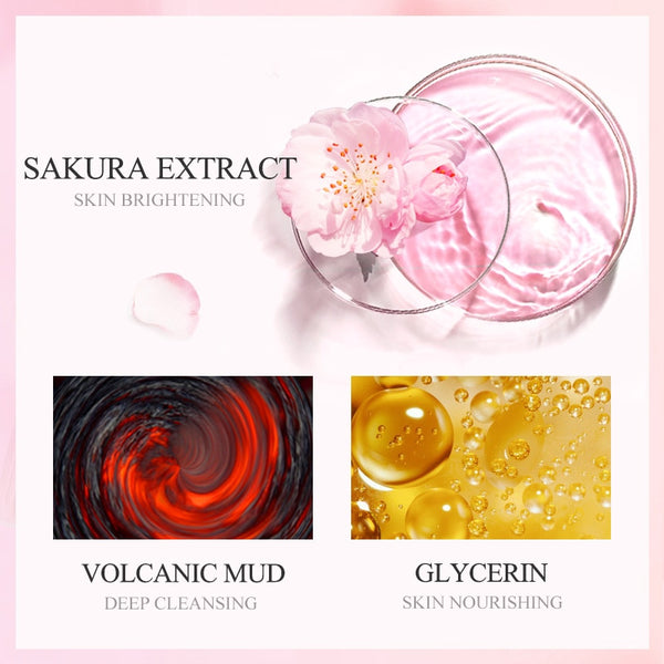 Japanese Sakura Mud Face Mask - 7pcs