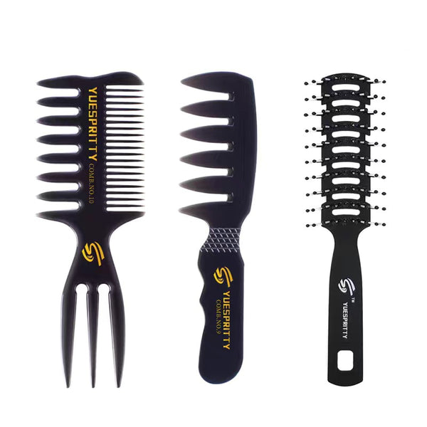 Retro Styling Wide Teeth Combs