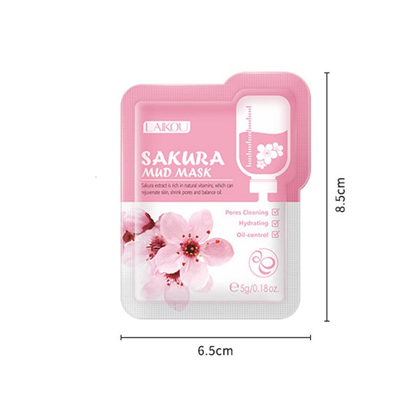 Japanese Sakura Mud Face Mask - 7pcs