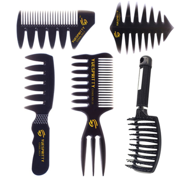 Retro Styling Wide Teeth Combs