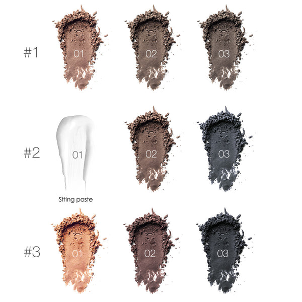 3 Color Eyebrow Palette