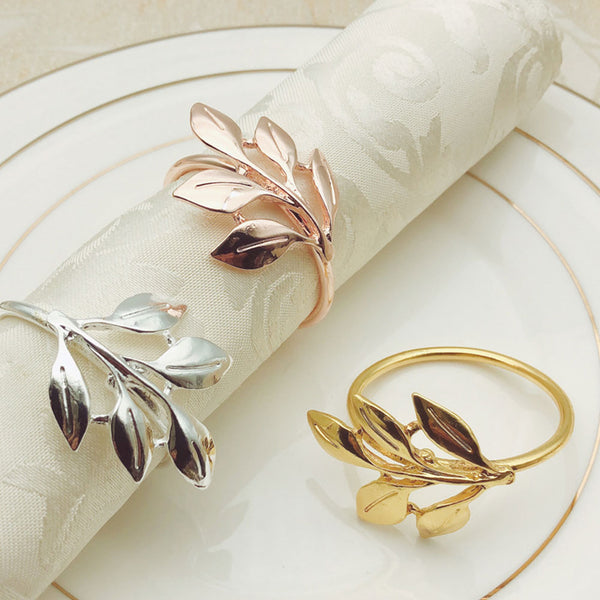 Autumn Leaf Napkin Ring - 6 or 10Pack