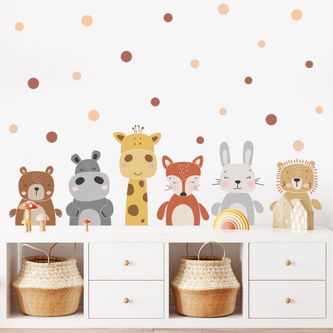 Cute Animal Wall Decals