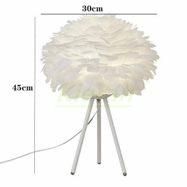 Elegant Feather Lamp