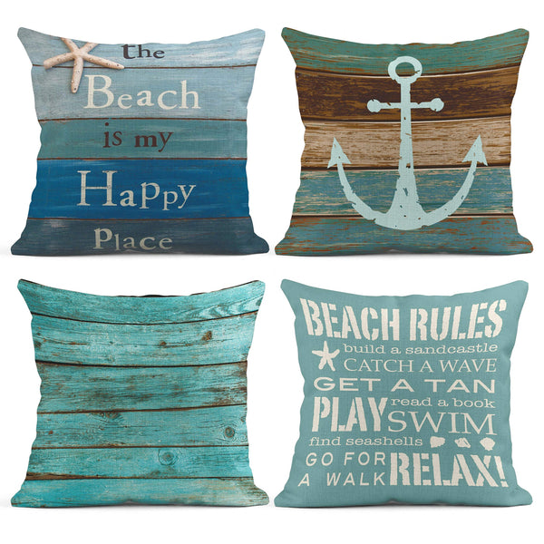 Beach Lovers Cushion Cover