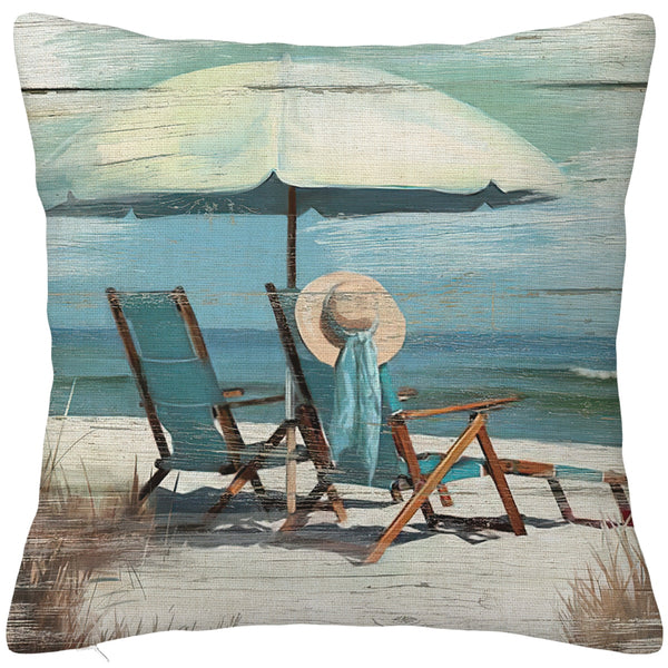 Beach Lovers Cushion Cover