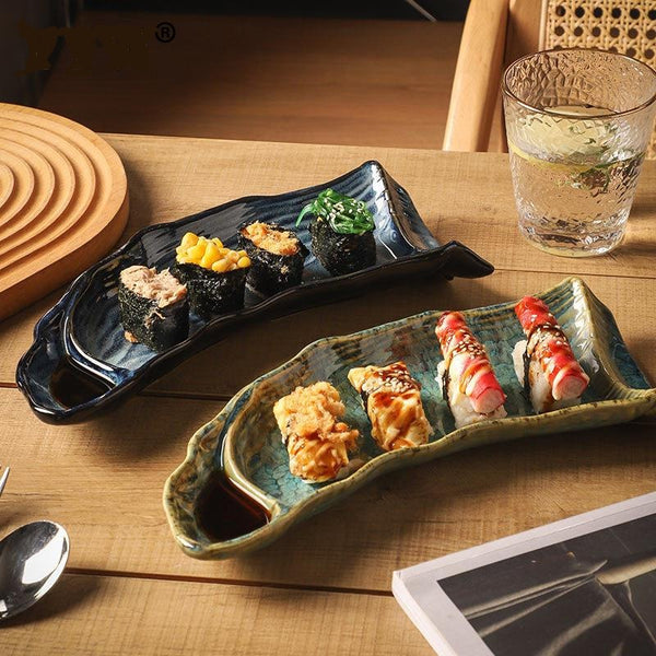 Ceramic Sushi Serving Plate