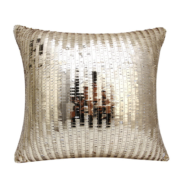 Luxurious Sequin/Fur Cushion Cover