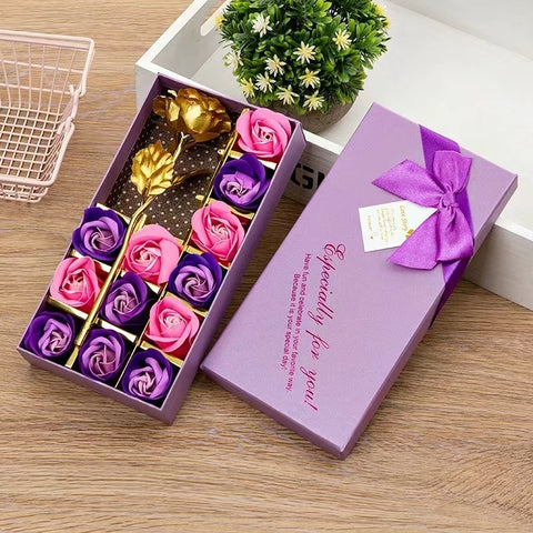 Rose Soap Flower Gift Box