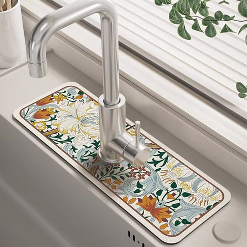 Sink Faucet Drain Mat