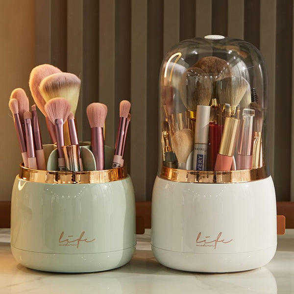 360° Rotating Makeup Brush Holder