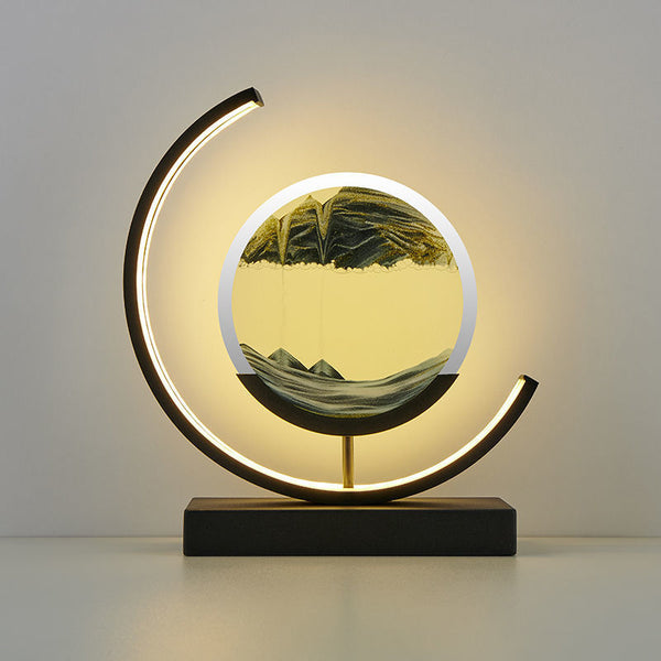 LED Quicksand Hourglass Art