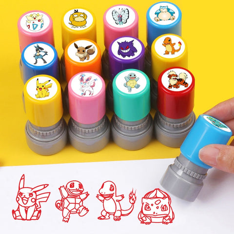 Japanese Anime Pokemon Stamps