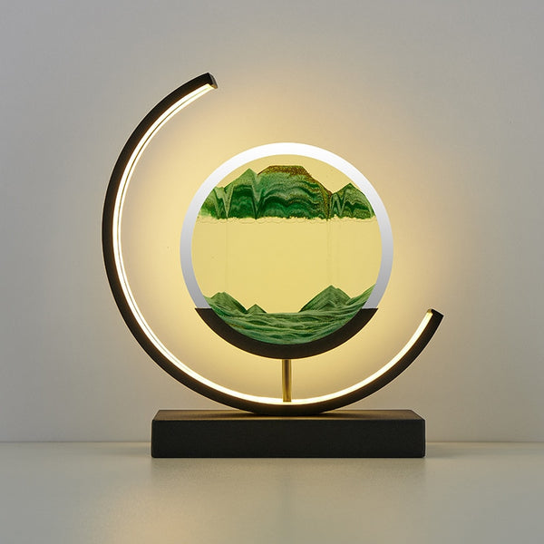 LED Quicksand Hourglass Art