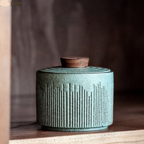 Mini Ceramic Tea Caddy