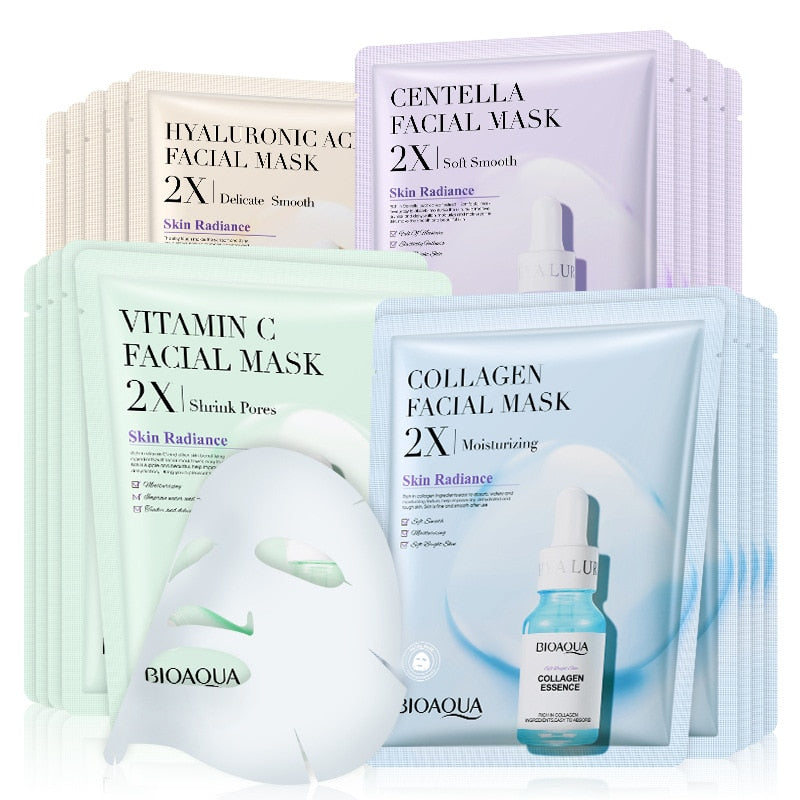 20pcs Moisturizing BioAqua Face Masks