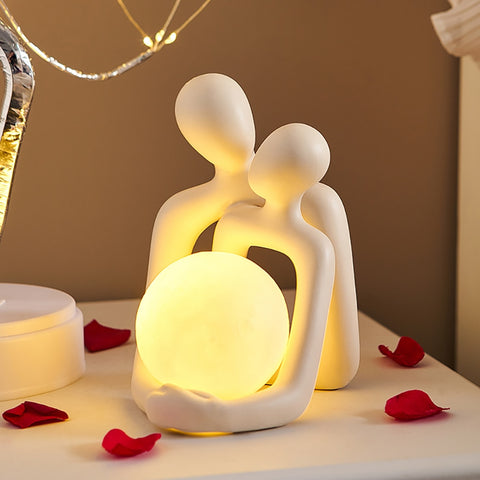 Cuddly Couple Lamp