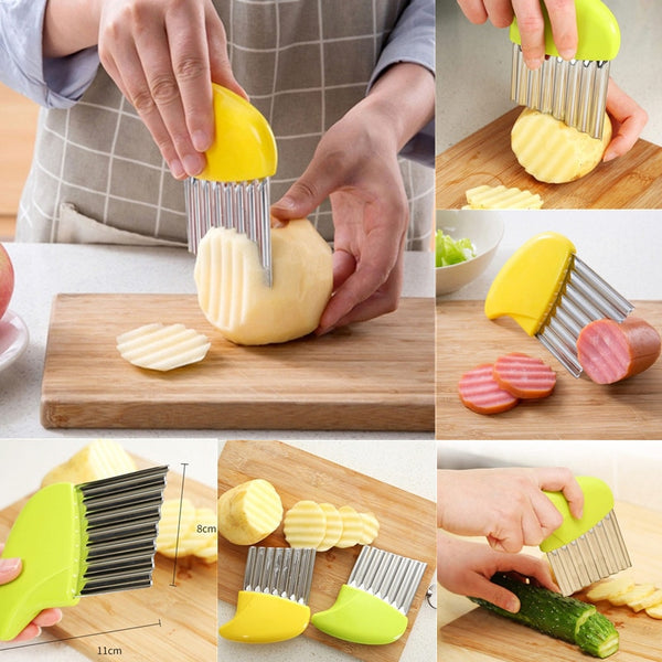 French Fry Crinkle Shape Cutter