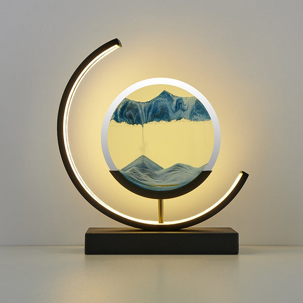 LED Quicksand Hourglass Art