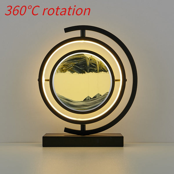 LED Quicksand Hourglass Art