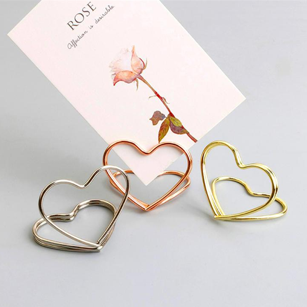 Heart Shape Place Card Holders