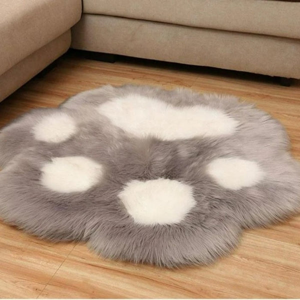 Cat Paw Plush Rug