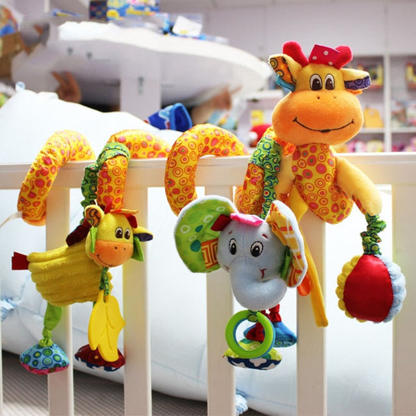 Baby Plush Animal Rattle Hanging Toys