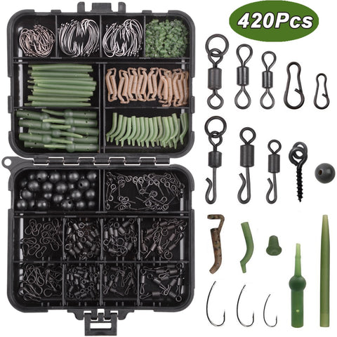 420Pcs/Box Fishing Tackle Kit