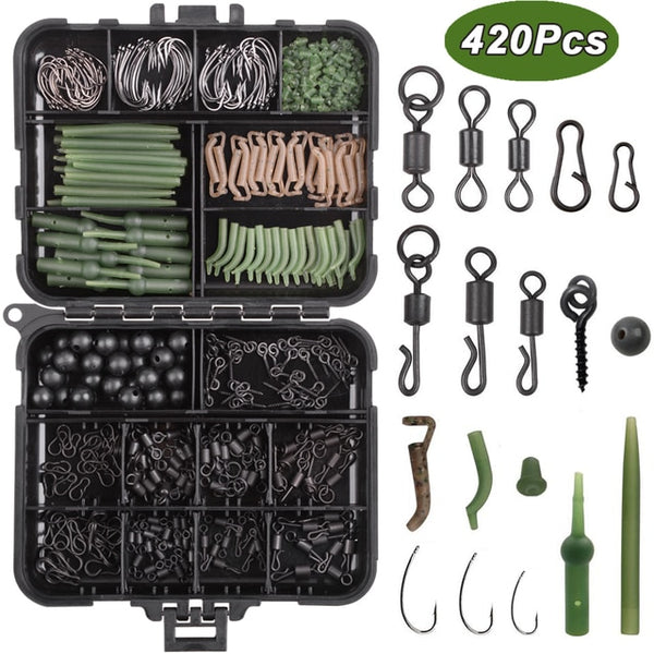 420Pcs/Box Fishing Tackle Kit