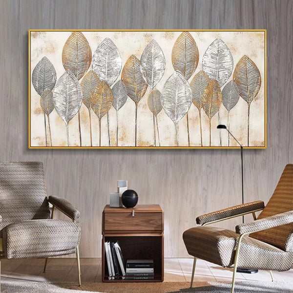 Leaves Canvas Wall Art