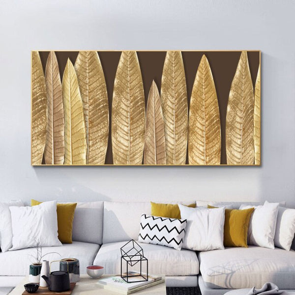 Leaves Canvas Wall Art