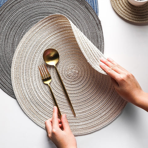 Woven Round Placemats