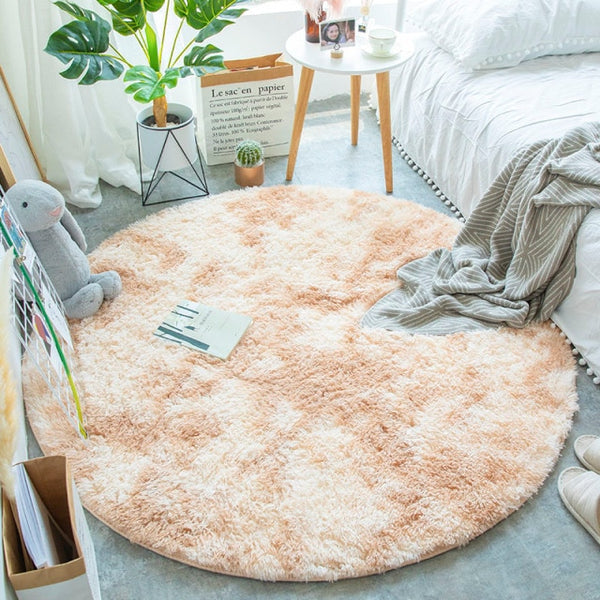 Fluffy Round Rug