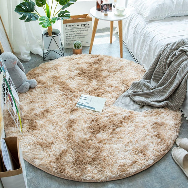 Fluffy Round Rug