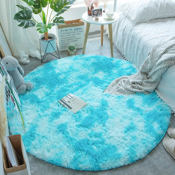 Fluffy Round Rug