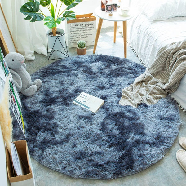 Fluffy Round Rug